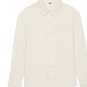 NWT VS PINK Oversized Reverse Fleece Shacket